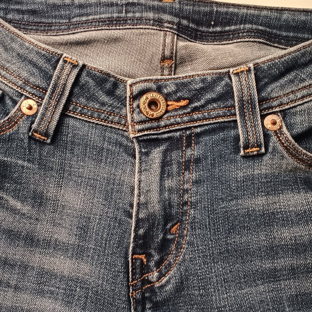 Levi's Jeans Size 6 Low Rise Boot Cut Medium Wash - Picture 4 of 9